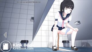 Japanese School Anime girl pooping - 美波Minami, ScatKings.com Scat Porn 4 ScatKings.com Scat Porn