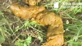 Young woman shitting outdoor, ScatKings.com Scat Porn 6 ScatKings.com Scat Porn